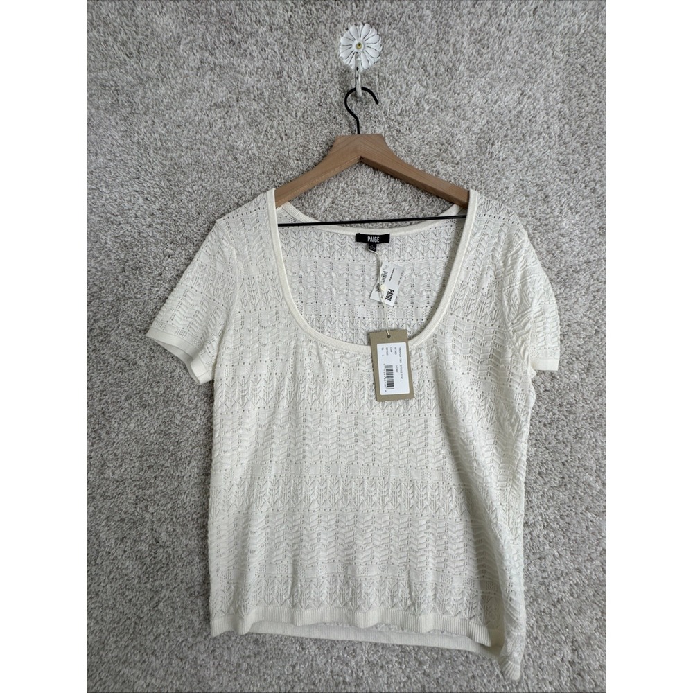 Paige Women's Etoile Blouse - L Ivory
